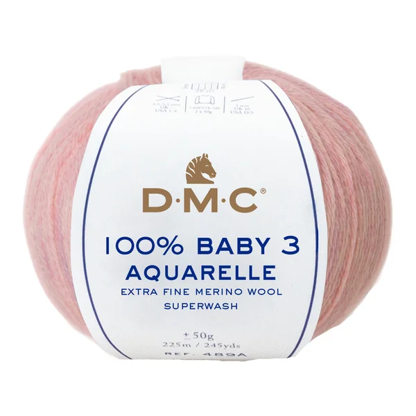 100% Baby 3 Aquarelle de 50 gr - DMC