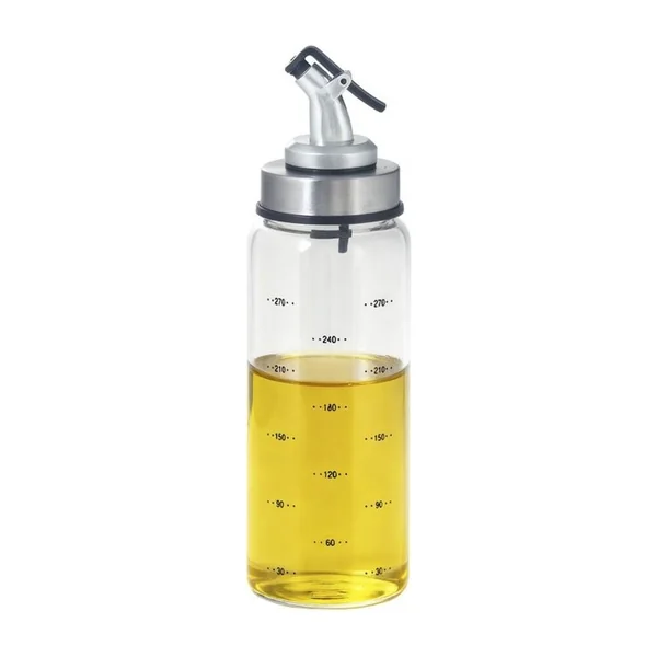 Aceitera de 300 ml transparente de borosilicato