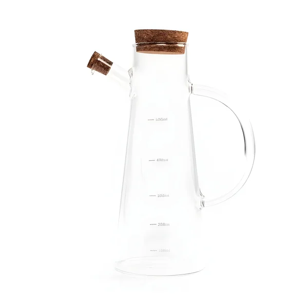 Aceitera de 600 ml transparente