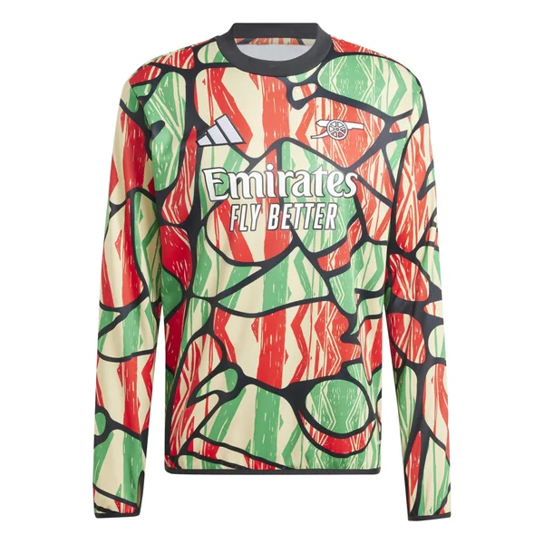 adidas Arsenal Long Sleeve Pre Match Shirt 24/25 Mens