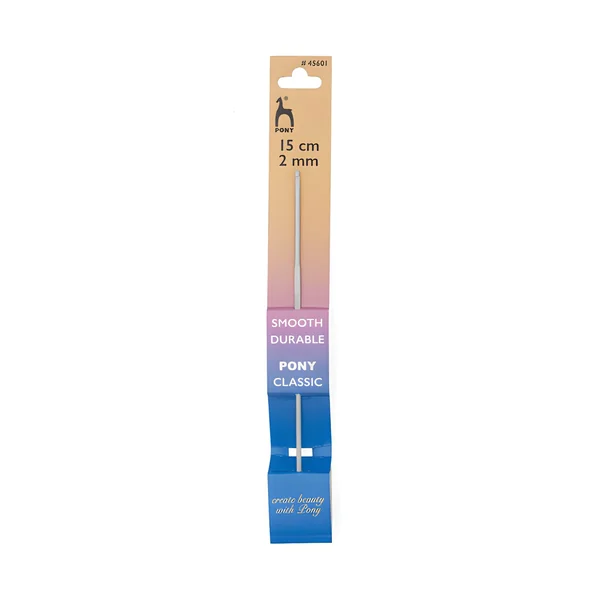 Aguja de ganchillo de 2 mm