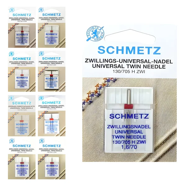 Aguja para máquina de coser gemela universal - Schmetz