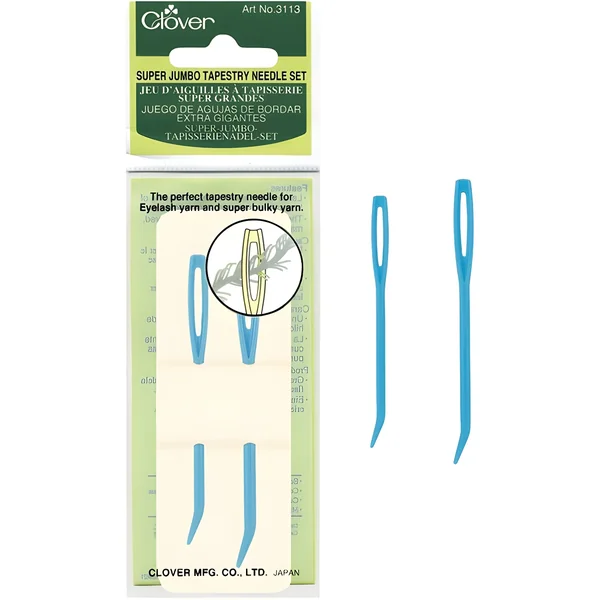 Agujas de plástico para tapicería - Clover - 2 unidades
