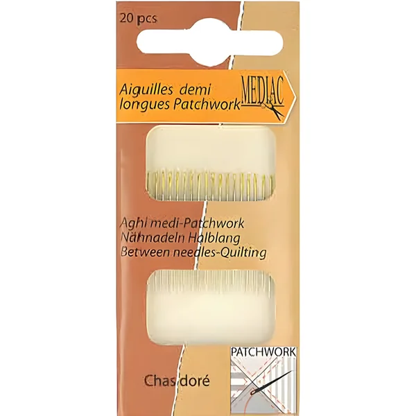Agujas para Patchwork ojo dorado distintos grosores - Mediac - Imagen 6