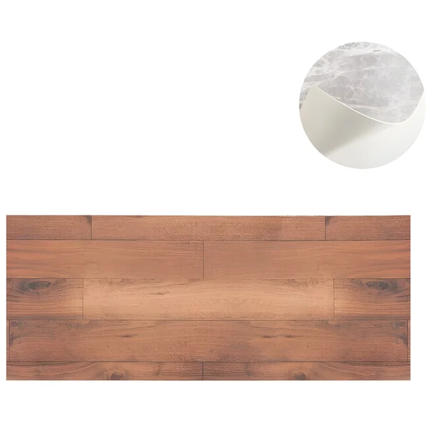 Alfombra cocina de 120 x 50 cm vinílica efecto madera