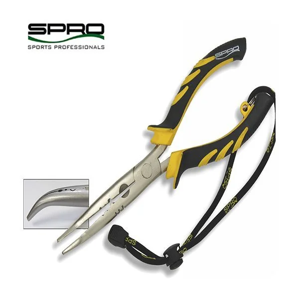 Alicates Spro Bent Long Nose Pliers 23 Cm