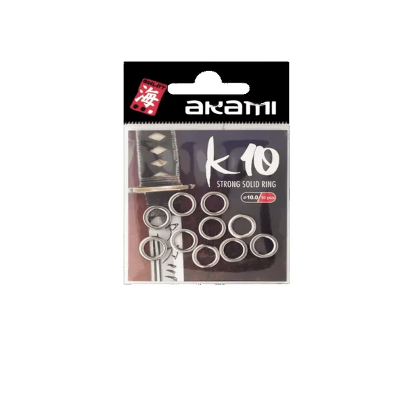 Anillas Akami K10 Strong Solid Ring