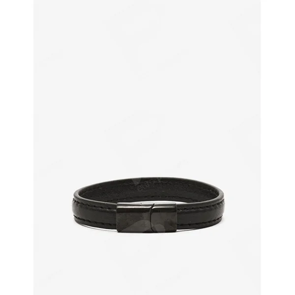 Anillo de Cuero para Pene All Black - 665