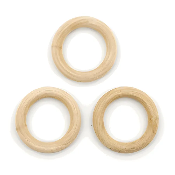 Anillo de madera de 5 cm - 3 unidades