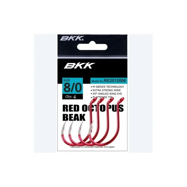 ANZUELO BKK RED OCTOPUS BEAK