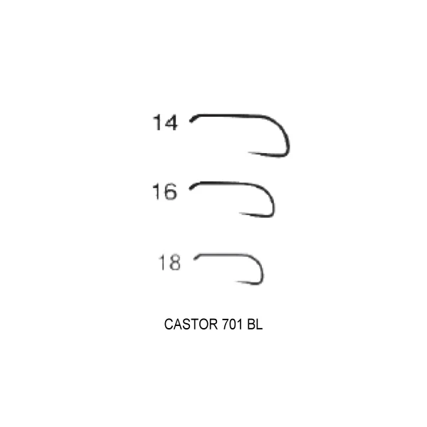 Anzuelo Castor C701 BL