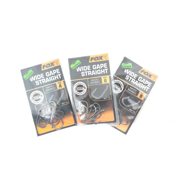 ANZUELO FOX WIDE GAPE STRAIGHT 6