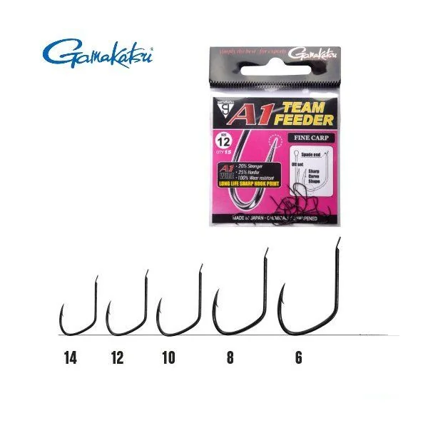 Anzuelo Gamakatsu A1 Team Feeder Fine Carp