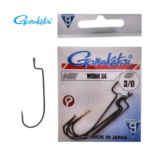 Anzuelo Gamakatsu Worm 34