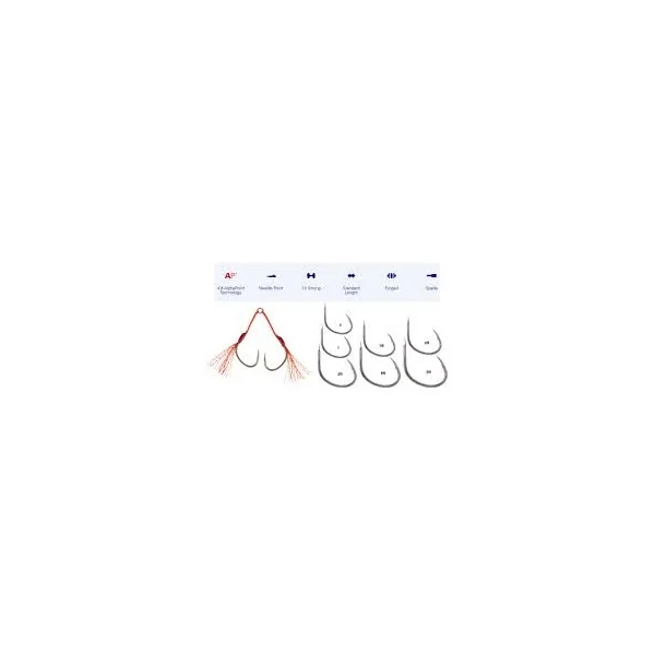 Anzuelo Mustad Ruthless Slow Flash Assist