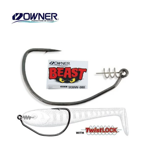 Anzuelo Owner 5130 Shank Twistlock Beast