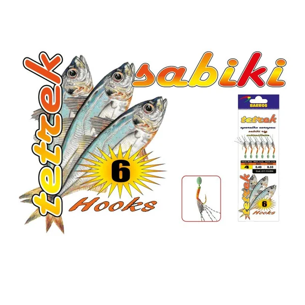 Anzuelo Sabiki Tetrek