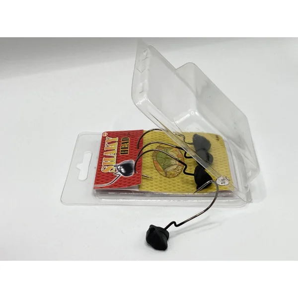 Anzuelos AGR Shaky Head Negro Mate 3/0 - Imagen 3