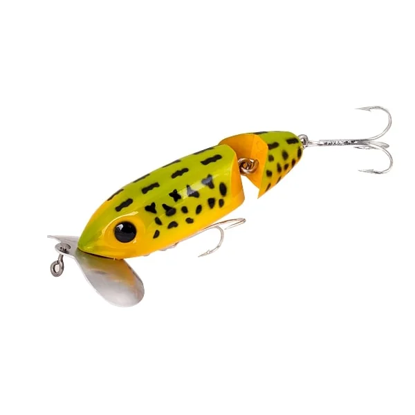 Arbogast Jointed Jitterbug 3.5'' Black - Imagen 3