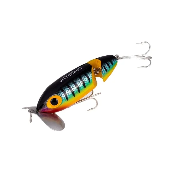Arbogast Jointed Jitterbug 3.5'' Black - Imagen 4
