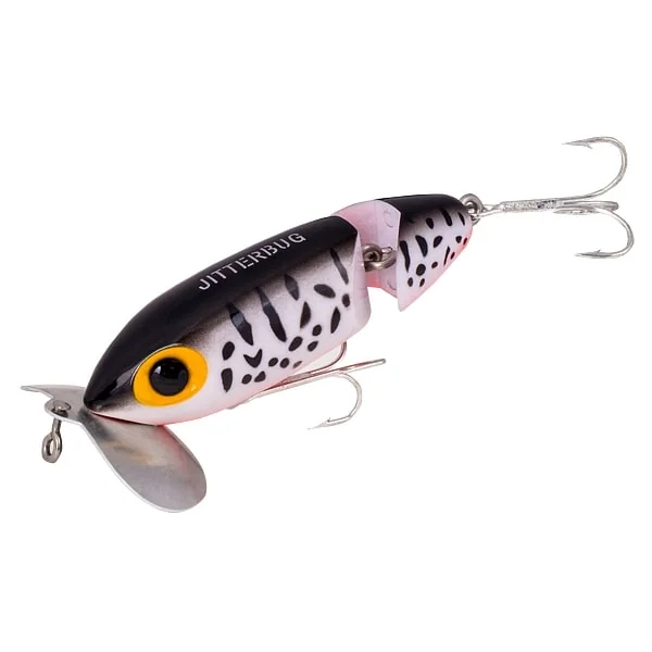 Arbogast Jointed Jitterbug 3.5'' Black - Imagen 5
