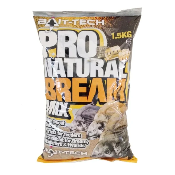 Bait-Tech Pro Natural Cebo Bream Dark (1.5kg) - Imagen 2