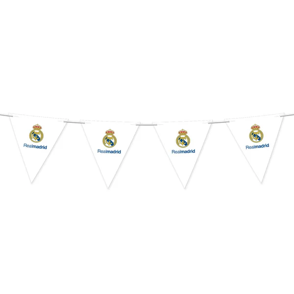 Banderín de Real Madrid blanco