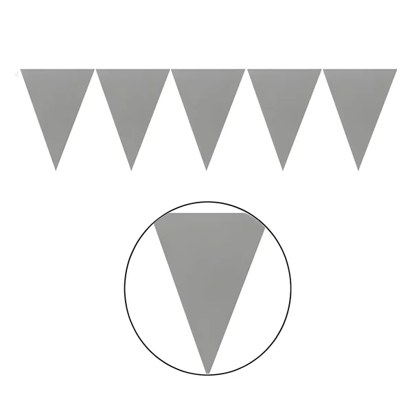 Banderín de triángulos de 4,50 m - Imagen 4