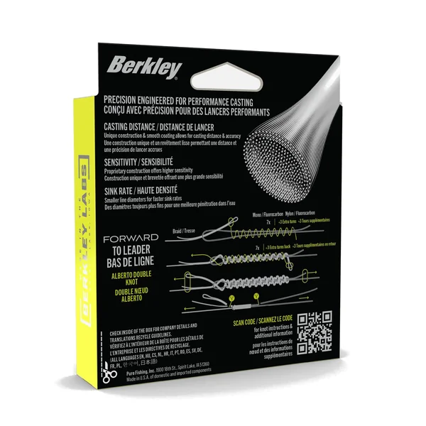 Berkley Forward Línea Trenzada Flame Green 0.25mm | 10.5kg (300 m)