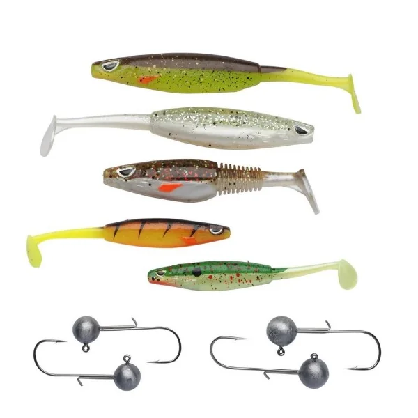 Berkley Sick Pack Zander Softbait Kit (9pcs)
