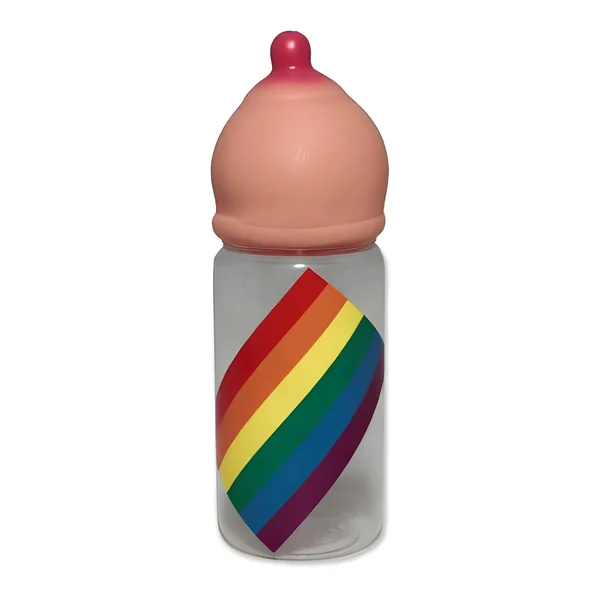 Biberón de teta de Orgullo gay de 750 ml