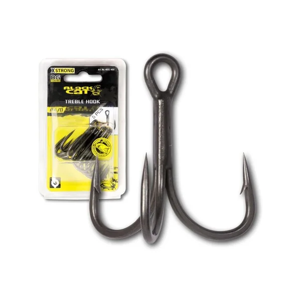 BLACK CAT POTERA TREBLE HOOK DG COATING