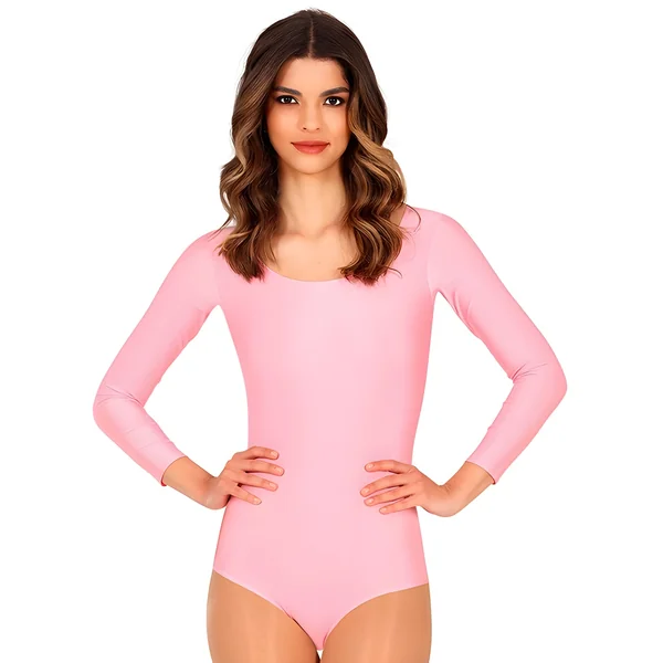 Body de manga larga para mujer