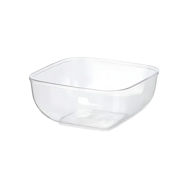 Bol de 0,80 L transparente cuadrado - 1 unidad