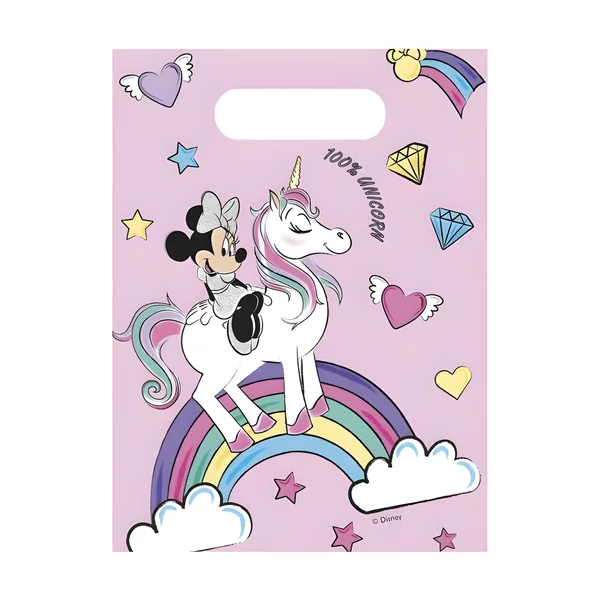 Bolsas de Minnie Unicornio - 6 unidades