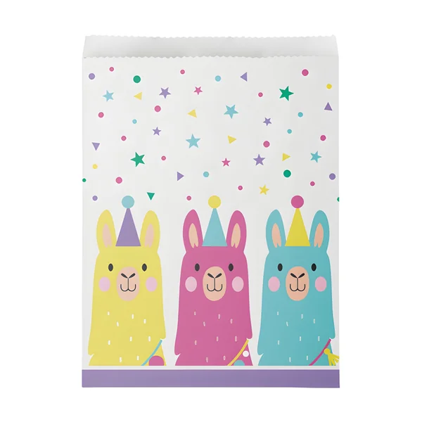 Bolsas de papel de Llamas - 10 unidades