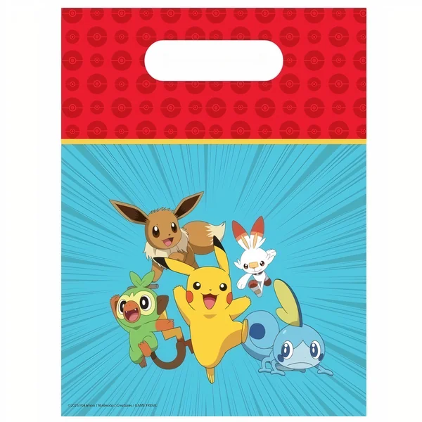 Bolsas de Pokémon - 6 unidades