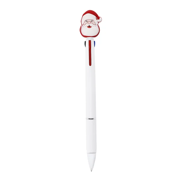 Bolígrafo de Papá Noel navideño multicolor