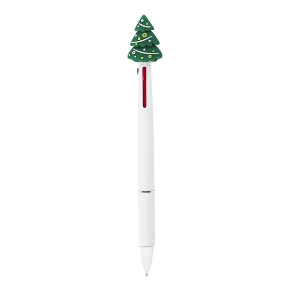 Bolígrafo de árbol navideño multicolor
