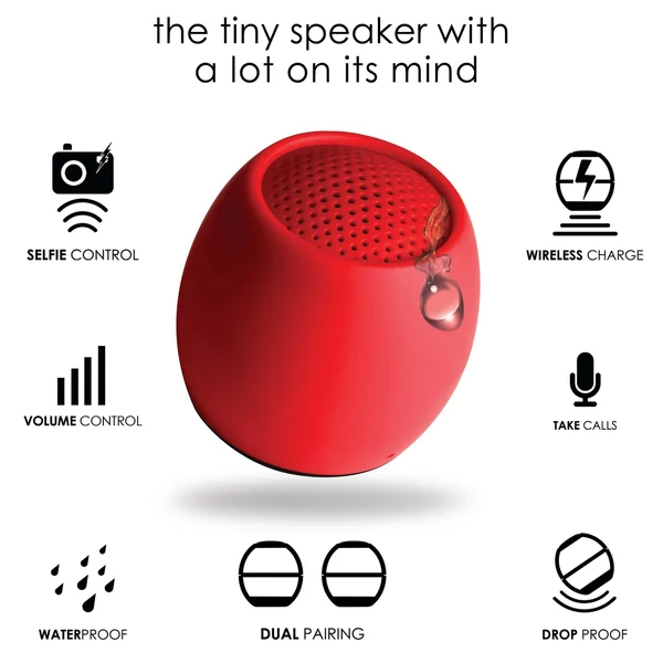 Boompods Zero Speaker Red - Imagen 2