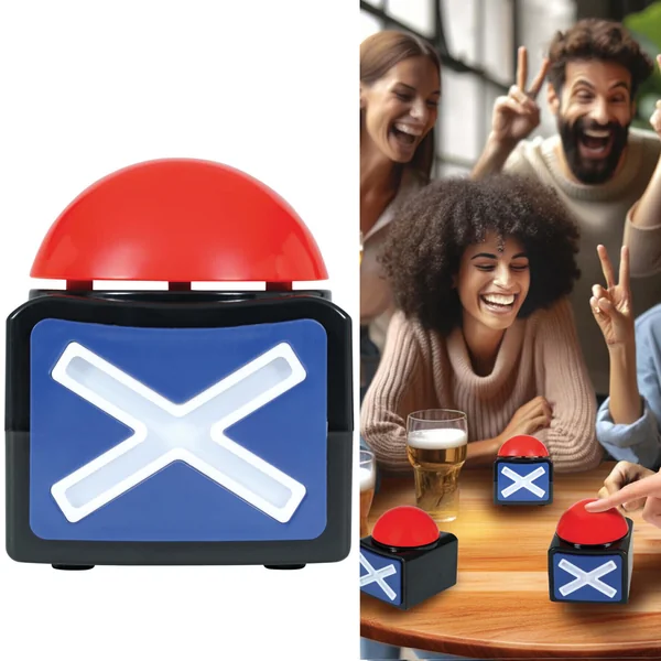 Boton X con luz y sonido para juegos