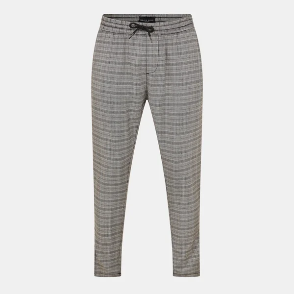 Brave Soul Mens Check Pants with Drawcord Waist