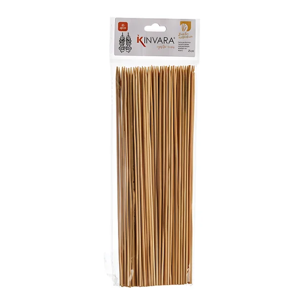 Brochetas de 25 cm de bambú - Kinvara - 85 unidades