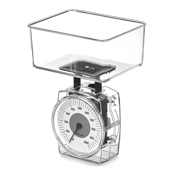 Báscula de cocina hasta 1 kg con recipiente rectangular - Kinvara