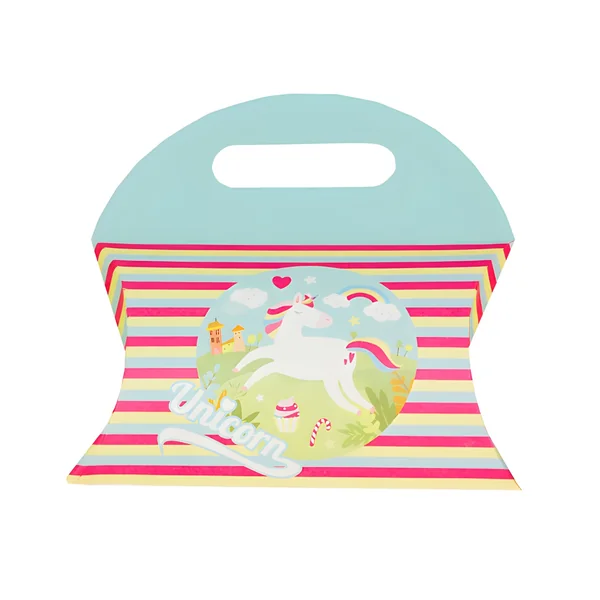 Caja de cartón maletín de Unicornio - 12 unidades