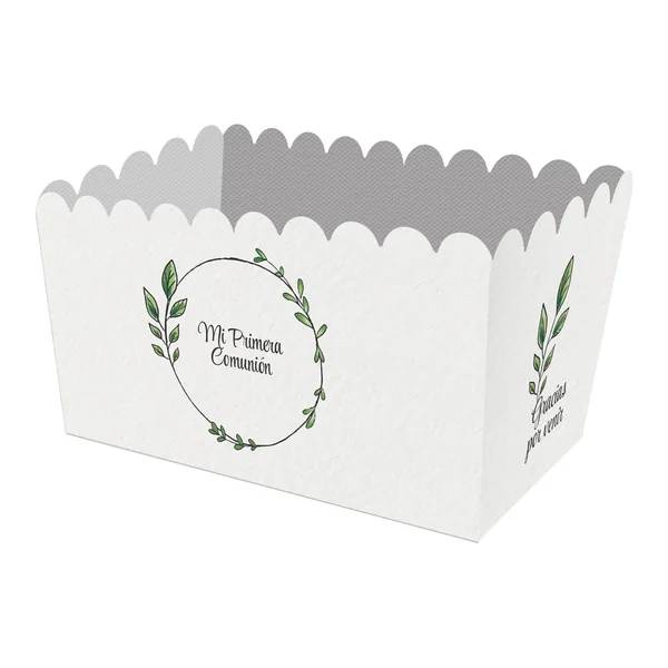 Caja de Mi Primera Comunión Hojas ancha - 3 unidades