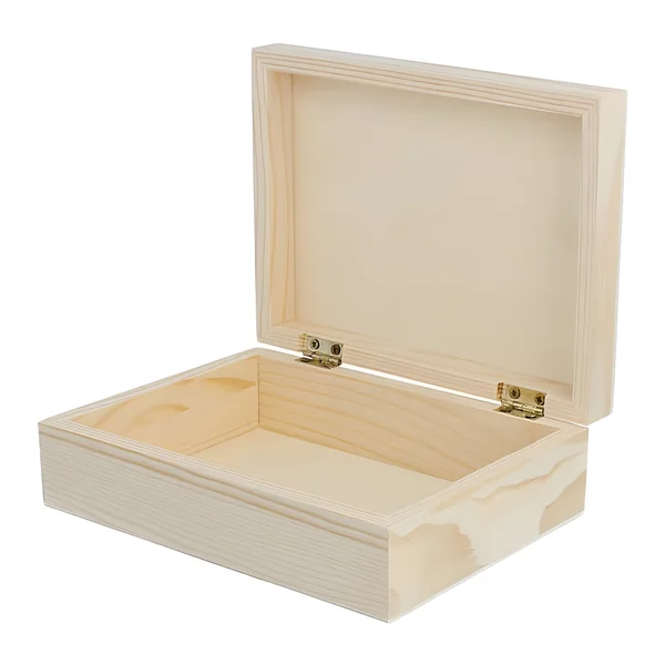Caja madera de pino macizo rectangular de 16 x 12 x 5 cm - Imagen 2