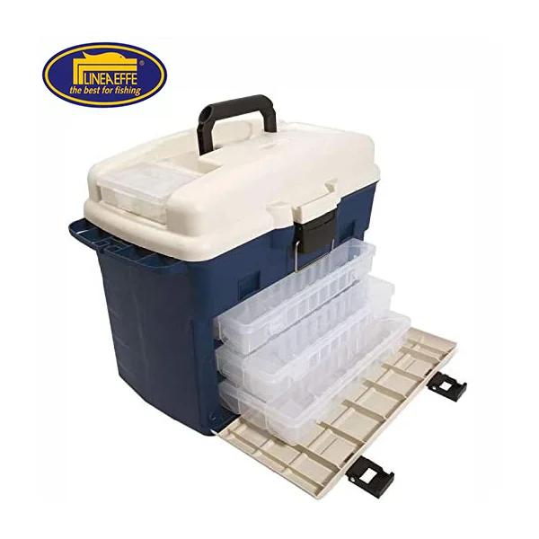 Caja Maletín Lineaeffe Azul Y Beige