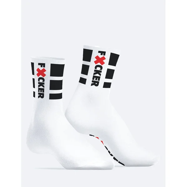 Calcetines blancos Fucker SneakXX