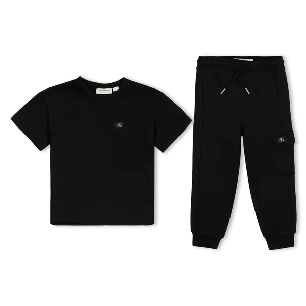Calvin Klein Jeans Kids' Terry Short Sleeve Set